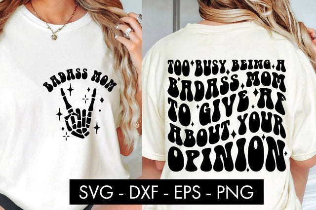 Too Busy Being A Mom SVG Cut File PNG SVG Freeling Design House 