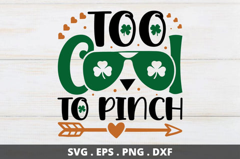 too cool to pinch SVG Designangry 