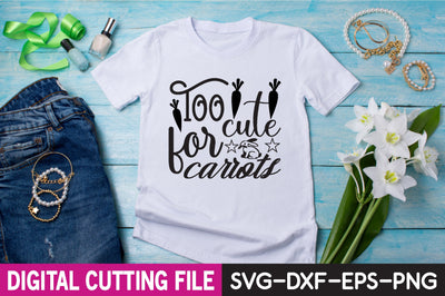too cute for carrots SVG designer krishna 