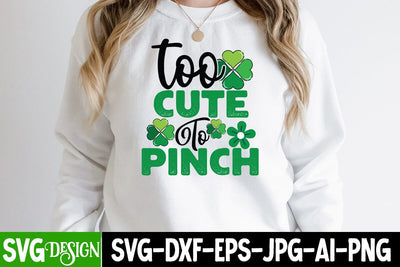 too Cute to Pinch SVG Cut File, too Cute to Pinch SVG Design SVG BlackCatsMedia 