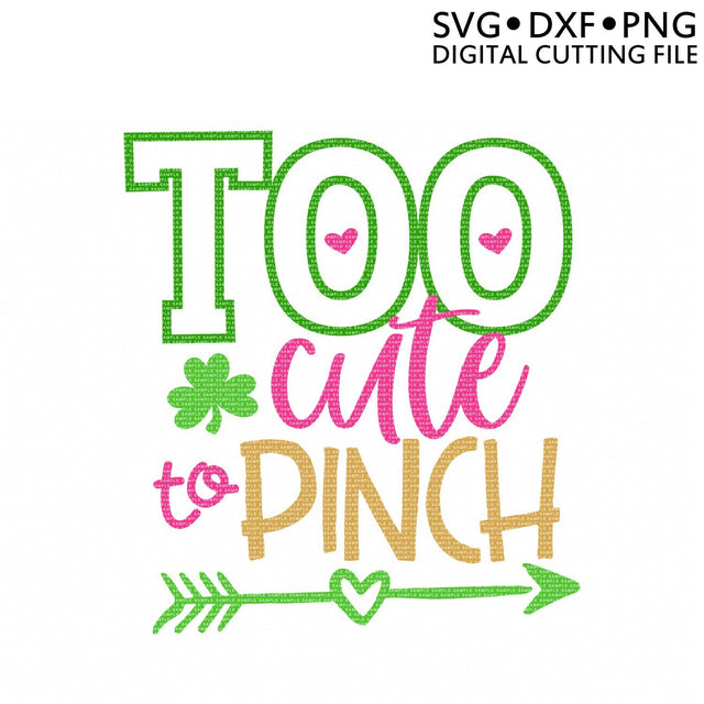 Too Cute to Pinch SVG So Fontsy Design Shop 