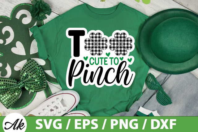 Too cute to pinch SVG SVG akazaddesign 