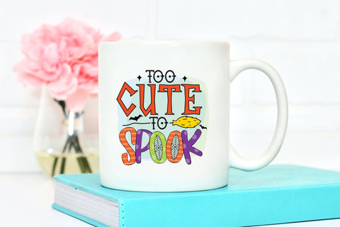 Too Cute To Spook, Halloween Sublimation Design Sublimation CraftLabSVG 