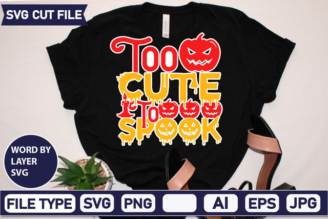 Too Cute To Spook SVG Cut File SVG DesignPlante 503 