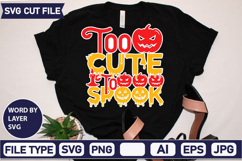Too Cute To Spook SVG Cut File SVG DesignPlante 503 