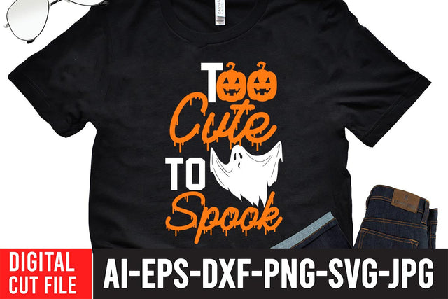 Too Cute to Spook SVG Design SVG BlackCatsMedia 