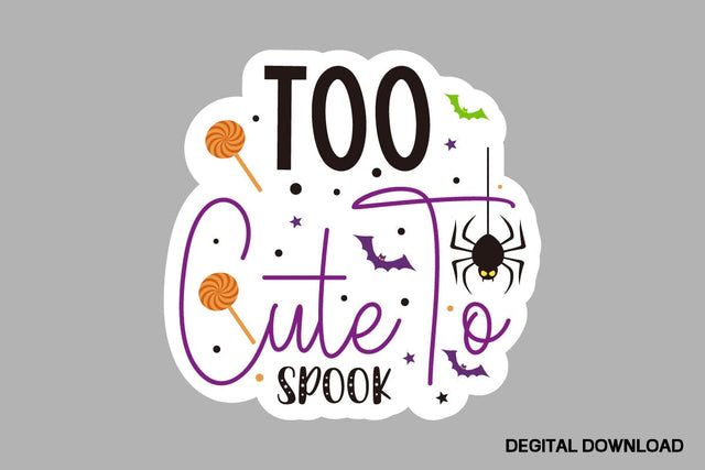 Too Cute To Spook Svg SVG designmaster24 