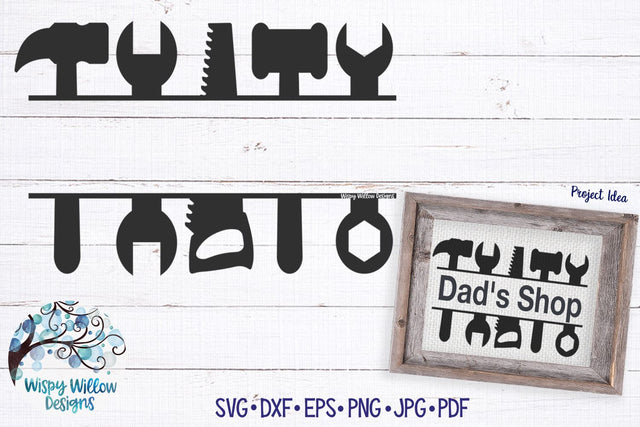 Tool Sign SVG SVG Wispy Willow Designs 