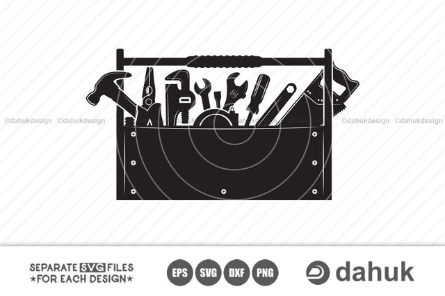 Toolbox svg, Toolbox Clipart, Toolbox Vector, Toolbox dxf, Toolbox Design, Toolbox Icon, Cut file, for silhouette, cricut design space SVG dahukdesign 