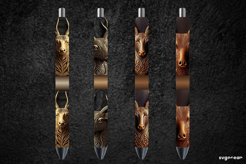 Tooled Leather Animals Sublimation Megabundle | PNG SVG SvgOcean 