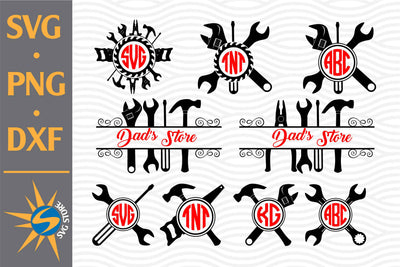 Tools Monogram SVG, PNG, DXF Digital Files Include SVG SVGStoreShop 