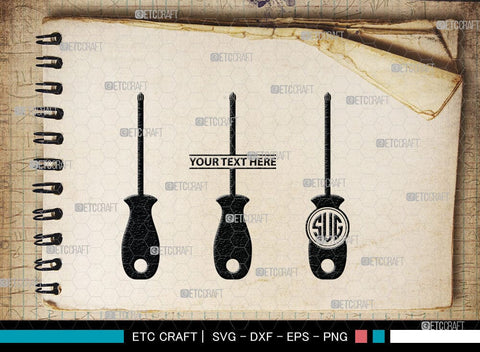 Tools monogram, Tools Silhouette, Tools SVG Cut Files, Wrench SVG, Tool Box Silhouette Svg, Mechanic Tools svg, Daddy's Tools Cut Files, SB00094 SVG ETC Craft 