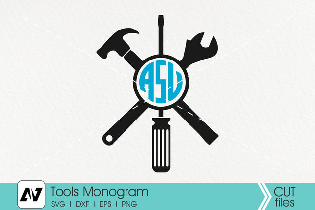 Tools Svg, Tools Monogram Svg, Hammer Svg, Tools Clip Art SVG Pinoyart Kreatib 