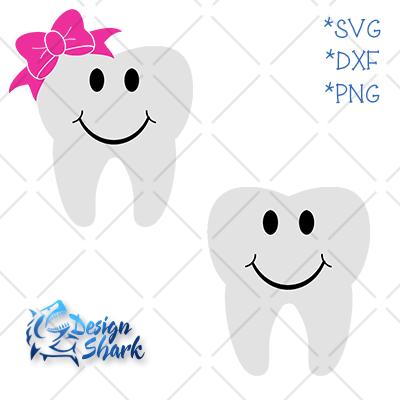 Tooth Fairy Bag Design SVG Design Shark 