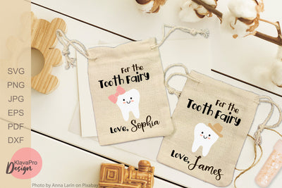 Tooth fairy bags SVG design SVG Klava P 