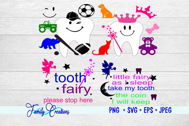 Tooth Fairy Bundle SVG Family Creations 