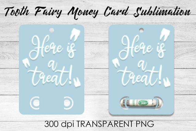 Tooth Fairy Money Card PNG Design | Fairy Money Holder | Tooth Fairy PNG Sublimation Fly Design 