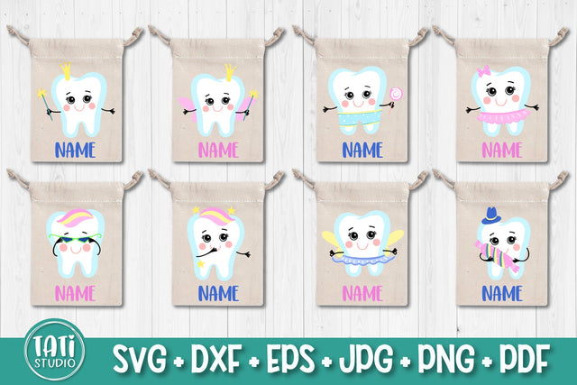 Tooth Fairy SVG Bundle | files for Tooth Fairy Bags SVG SVG TatiStudio 