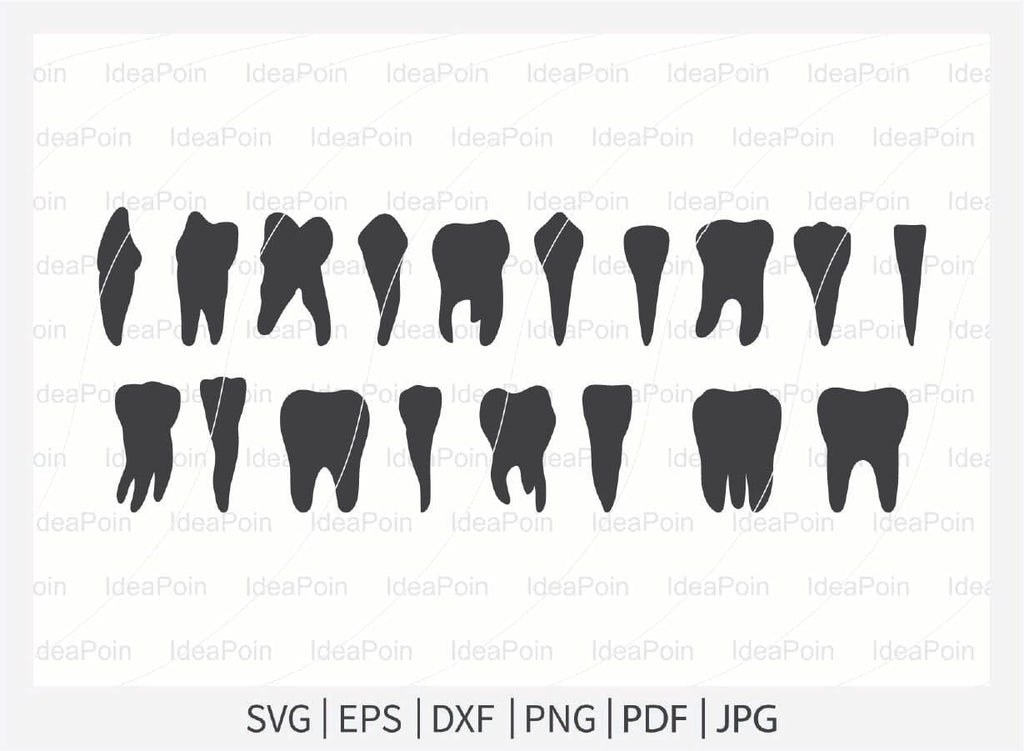 Tooth svg, Dental svg, Tooth Monogram Svg Bundle, Tooth heartbeat ...