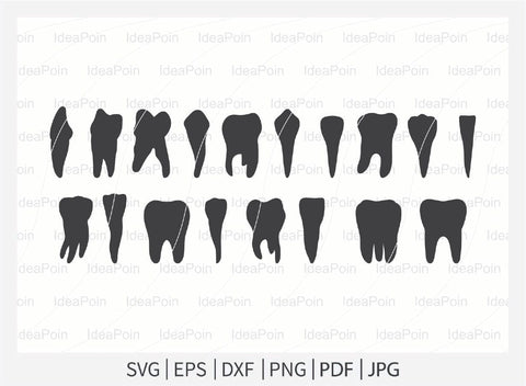 Tooth svg, Dental svg, Tooth Monogram Svg Bundle, Tooth heartbeat, Dental Split Monogram, Tooth Split Name Frame, Dental Monogram svg SVG Dinvect 