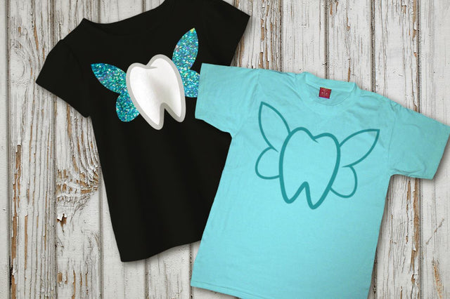 Tooth with Fairy Wings SVG Designed by Geeks 