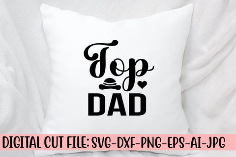 Top Dad SVG Cut File SVG Syaman 