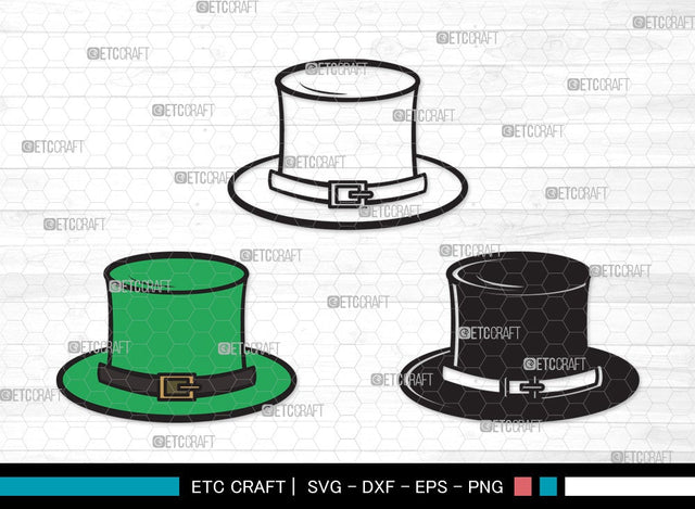 Top Hat SVG | Cowboy Hat Svg | Party Hat Svg | Woman Hat Svg | Top Hat Clipart SVG ETC Craft 