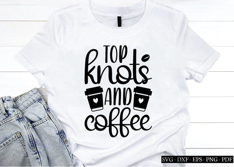 top knots and coffee svg SVG designstore 