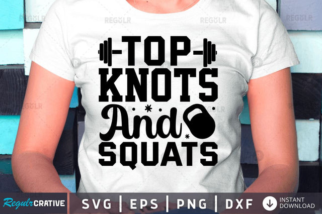 Top knots and squats SVG SVG Regulrcrative 