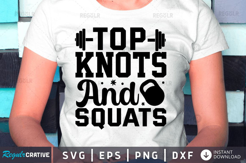 Top knots and squats SVG SVG Regulrcrative 