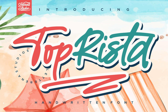 TopRista Font Letterena Studios 