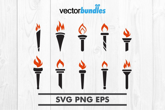 Torch bundle clip art svg SVG vectorbundles 