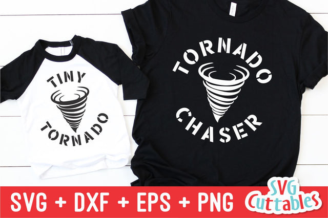 Tornado Chaser svg - Tiny Tornado - Mommy and Me Cut File - svg - dxf - eps - png - Mom - Silhouette - Cricut - Digital File SVG Svg Cuttables 