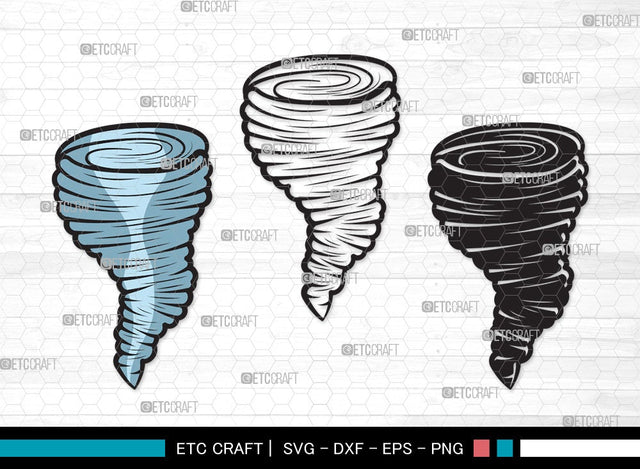 Tornado SVG | Tornado Svg | Twister Storm Svg | Hurricane Svg | Tornado Clipart SVG ETC Craft 