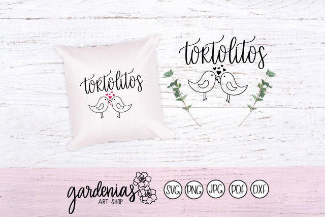 Tortolitos SVG Gardenias Art Shop 