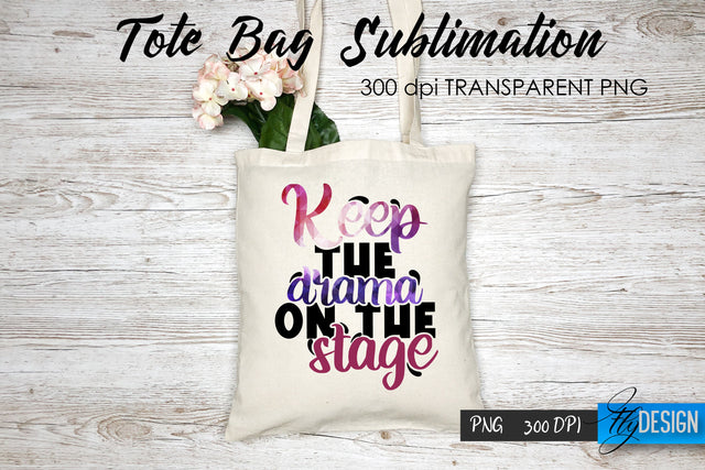 Tote Bag Funny Quotes. Sublimation V.32 Sublimation Fly Design 