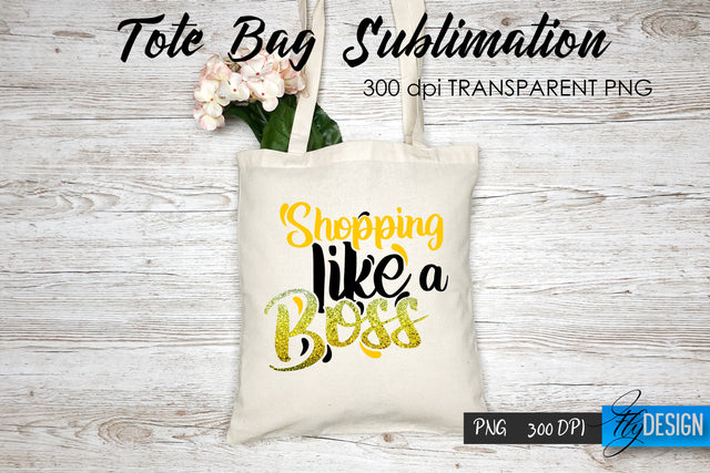 Tote Bag Funny Quotes. Sublimation V.50 Sublimation Fly Design 