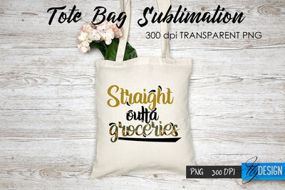 Tote Bag Funny Quotes. Sublimation V.52 Sublimation Fly Design 