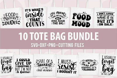 Tote Bag Quotes Bundle SVG Creativeart88 