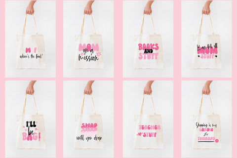 Crafty stuff  Tote bag svg quote - So Fontsy