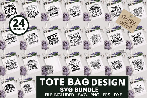 Tote Bag SVG Bundle SVG Designangry 