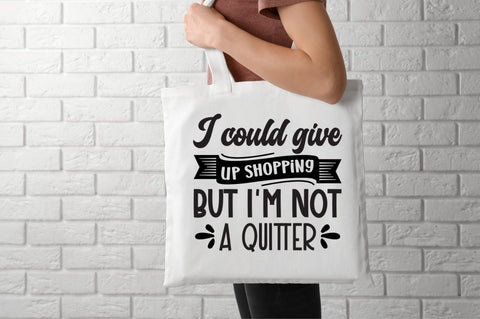 Tote Bag SVG Bundle, Tote Bag Quote Design SVG DESIGNISTIC 