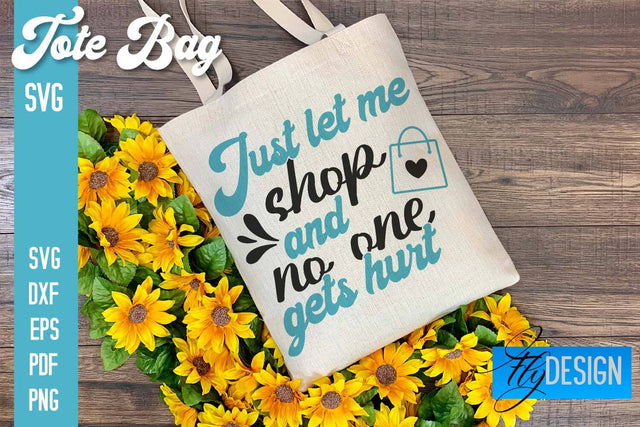 Tote Bag SVG | Shopping Bag Design | Bag SVG SVG Fly Design 