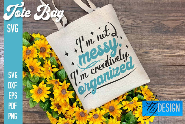 Tote Bag SVG | Shopping Bag Design | Bag SVG SVG Fly Design 