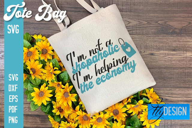 Tote Bag SVG | Shopping Bag Design | Bag SVG SVG Fly Design 