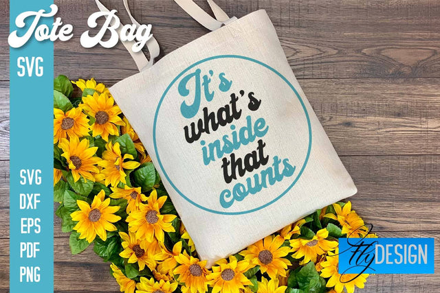 Tote Bag SVG | Shopping Bag Design | Bag SVG SVG Fly Design 