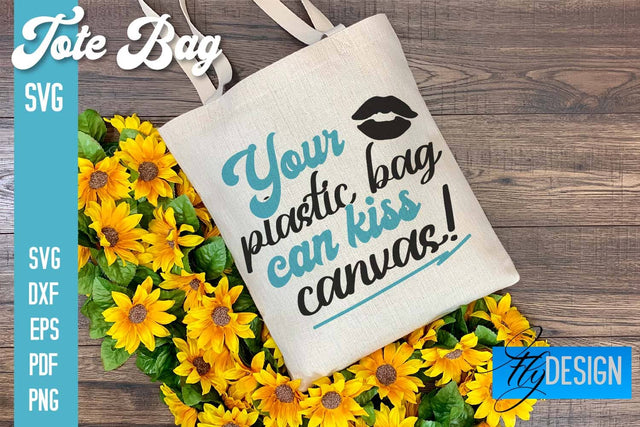 Tote Bag SVG | Shopping Bag Design | Bag SVG SVG Fly Design 