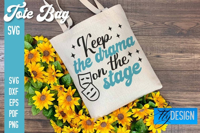 Tote Bag SVG | Shopping Bag Design | Bag SVG SVG Fly Design 