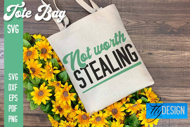 Tote Bag SVG | Shopping Bag Design | Bag SVG SVG Fly Design 