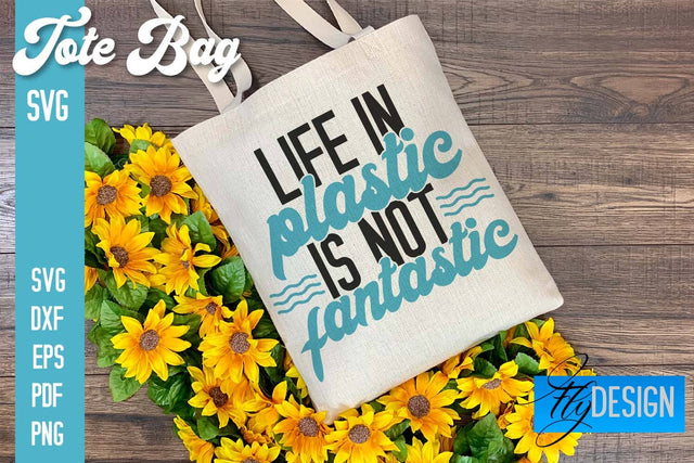 Tote Bag SVG | Shopping Bag Design | Bag SVG SVG Fly Design 